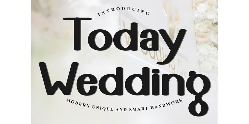 Today Wedding Font by Inermedia STUDIO — Display Font