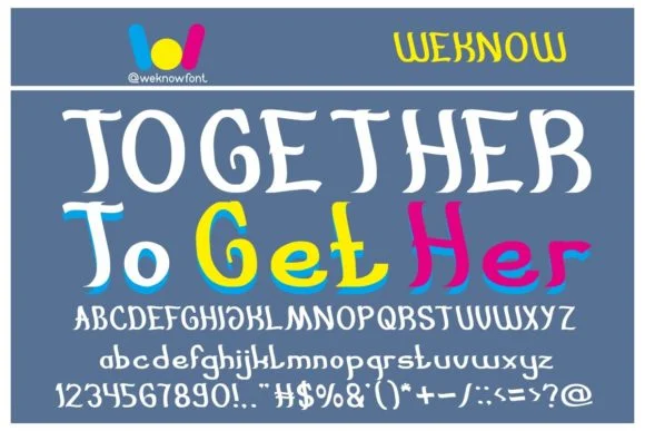 Together by weknow — Slab Serif Font
