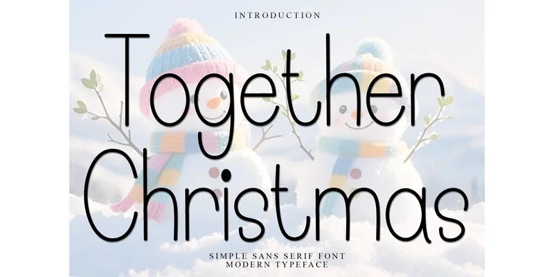 Together Christmas Font by Inermedia STUDIO — Sans Serif Font