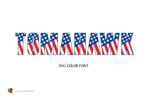 Tomahawk by heypentype — Color Fonts Font