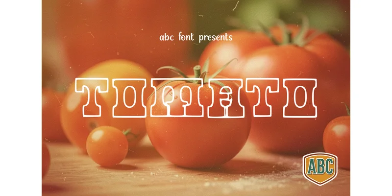 Tomato Font by ABC Font — Display Font