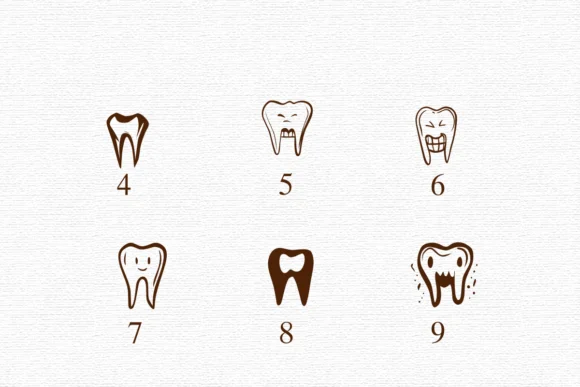 Tooth Bundle by Nongyao — Dingbats Font — thumbnail 4