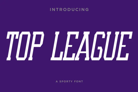 Top League by Pixova Creative — Slab Serif Font