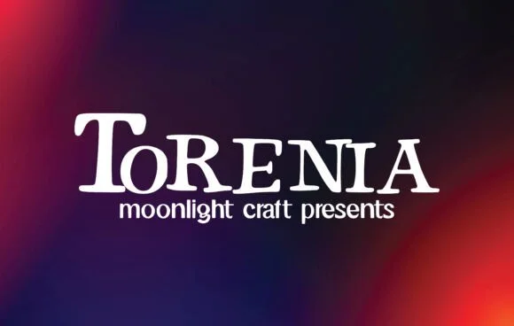 Torenia by moonlight craft — Slab Serif Font