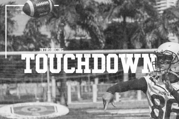 Touchdown by Printabletales — Slab Serif Font