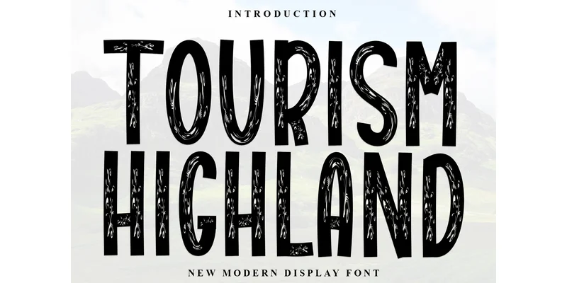 Tourism Highland Font by Inermedia STUDIO — Display Font