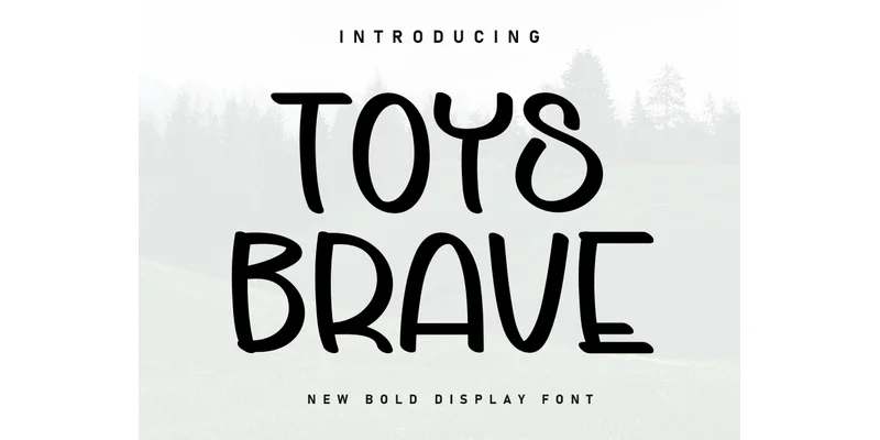 Toys Brave Font by Berkah Shop — Display Font