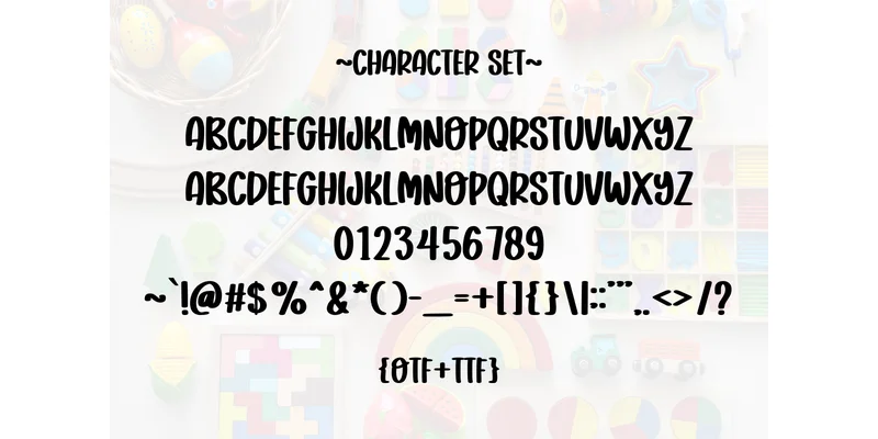 Toys Cheerful Font by SiapGraph — Sans Serif Font — thumbnail 3