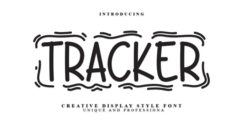 Tracker Font by PAYJHOshop — Display Font