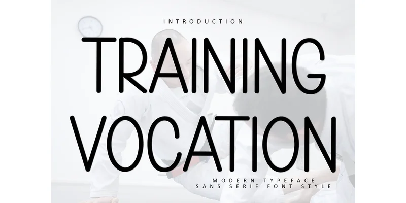 Training Vocation Font by FreshTypeINK — Sans Serif Font
