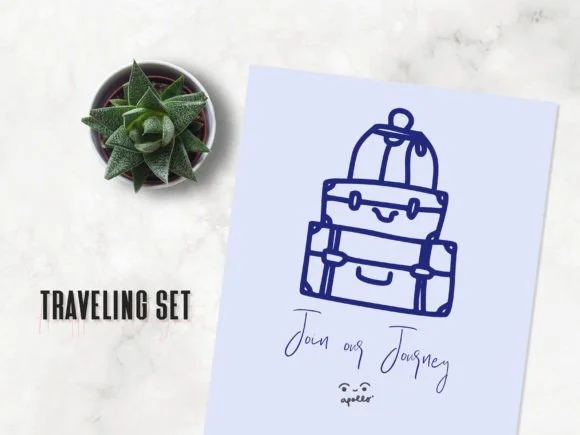 Traveling Set by Apollo no.64 — Dingbats Font — thumbnail 4