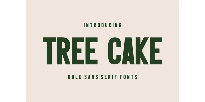 Tree Cake Font by CraftedType Studio — Sans Serif Font