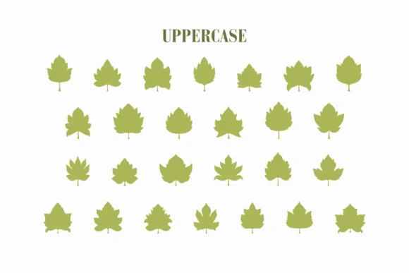 Tree Leaves by Eystore — Dingbats Font — thumbnail 2