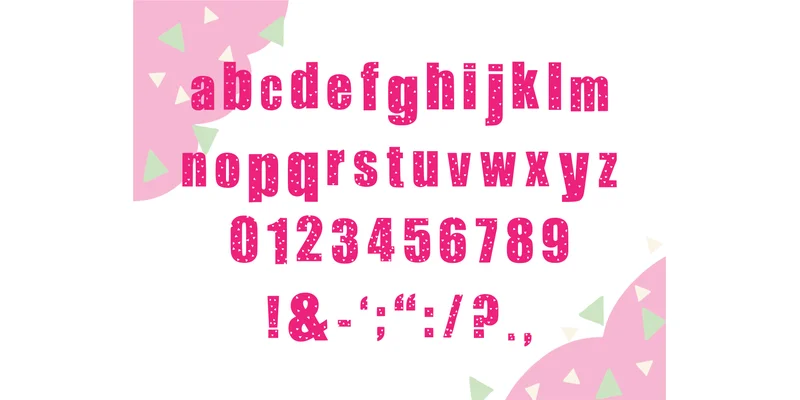 Tri-face Font by Happy Bamboo — Display Font — thumbnail 3