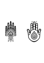 Tribal Hamsa Hands by MOMAT THIRTYONE — Dingbats Font — thumbnail 5