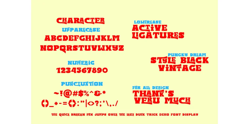 Trick Echo Font by jehansyah251 — Display Font — thumbnail 3
