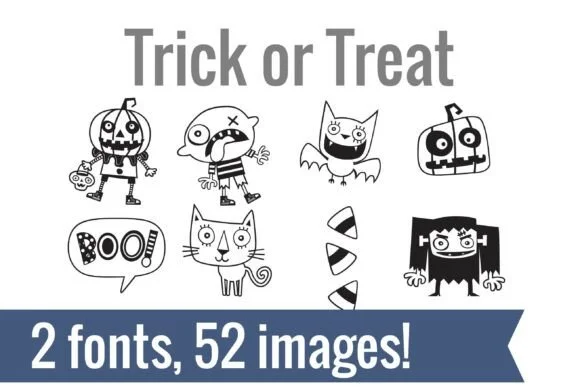 Trick or Treat by Illustration Ink — Dingbats Font