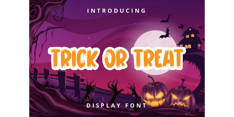 Trick or Treat Font by Planetz studio — Display Font