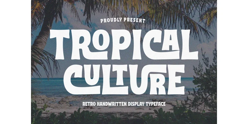 Tropical Culture Font by Rydmaker (7NTypes) — Display Font