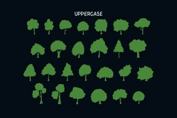 Tropical Tree by Eystore — Dingbats Font — thumbnail 2
