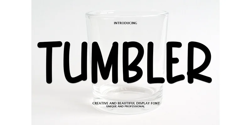 Tumbler Font by PAYJHOshop — Display Font