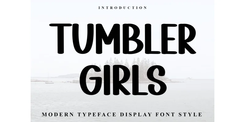 Tumbler Girls Font by FreshTypeINK — Display Font
