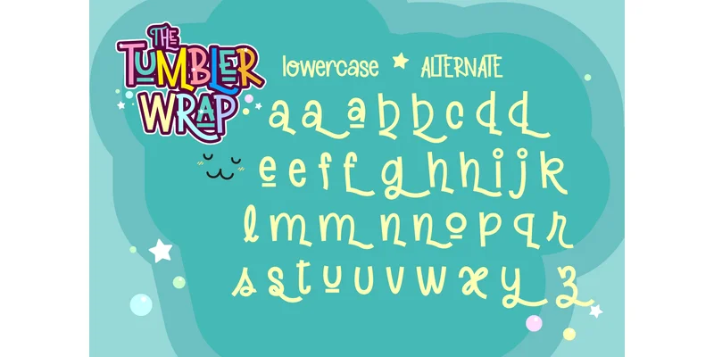 Tumbler Wrap Font by BB Type Studios — Display Font — thumbnail 8
