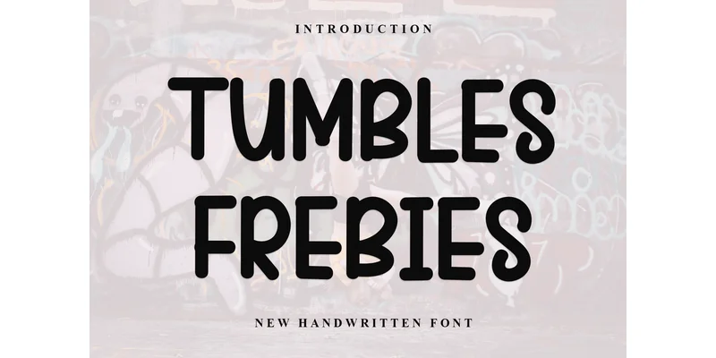 Tumbles Frebies Font by Inermedia STUDIO — Sans Serif Font