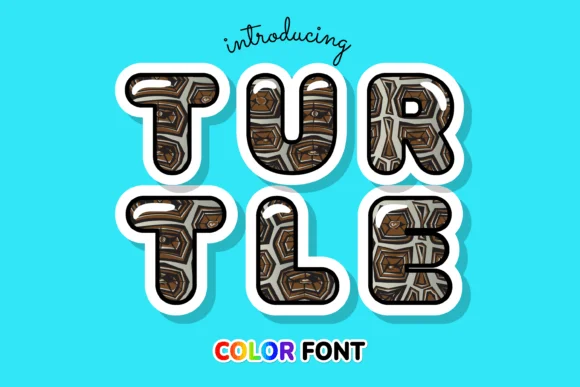 Turtle by JUSTTYPE — Color Fonts Font