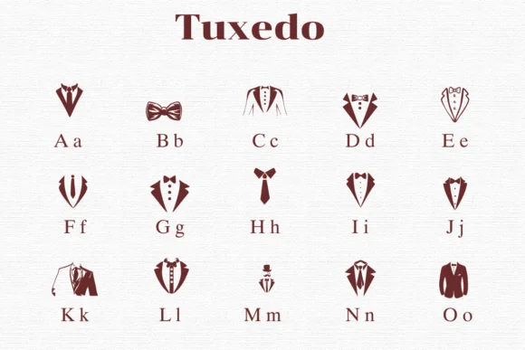 Tuxedo by Nongyao — Dingbats Font — thumbnail 2