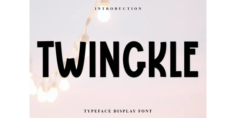 Twingkle Font by FreshTypeINK — Display Font