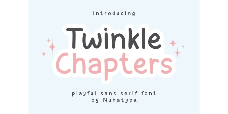 Twinkle Chapter Font by Nuhatype — Sans Serif Font