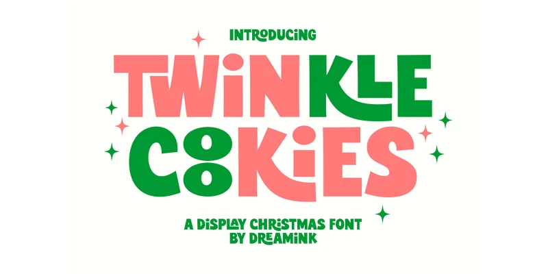 Twinkle Cookies Font by Dreamink (7ntypes) — Display Font