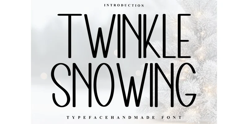 Twinkle Snowing Font by Inermedia STUDIO — Sans Serif Font