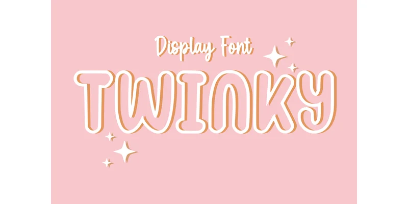 Twinky Font by anamalmusyaffaCreative — Display Font