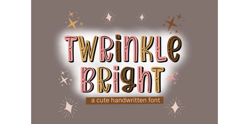 Twrinkle Bright Font by TheBlessier by TheBlessier — Decorative Font