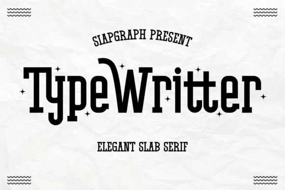 Typewritter by SiapGraph — Slab Serif Font