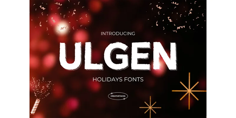 Ulgen Font by creativetacos — Display Font