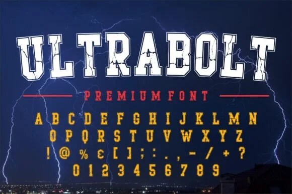 Ultra Bolt by riki.studio — Slab Serif Font