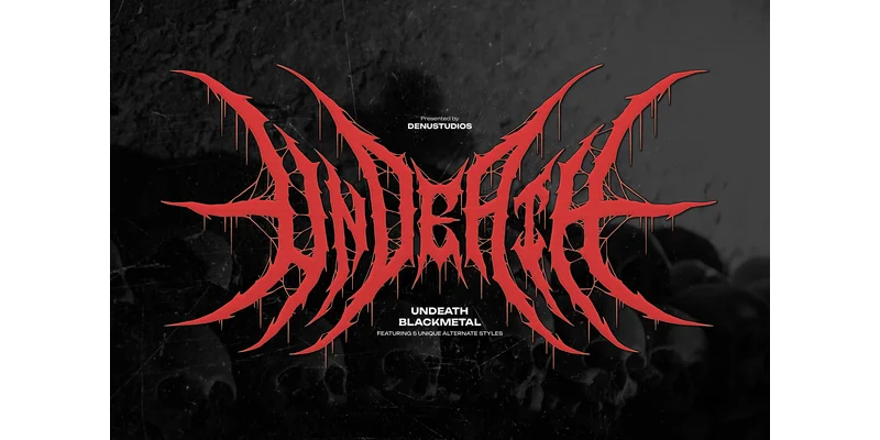 Undeath Font by Denustudios by Denustudios — Blackletter Font