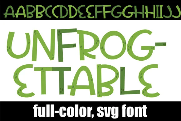 Unfrogettable by Illustration Ink — Color Fonts Font