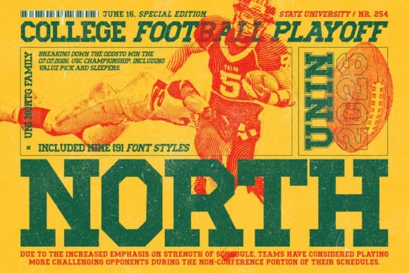 Uni North by Leonard Posavec — Slab Serif Font