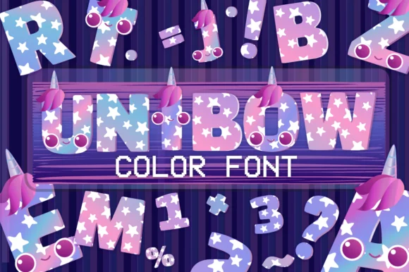 Unibow by Misty Morgan — Color Fonts Font