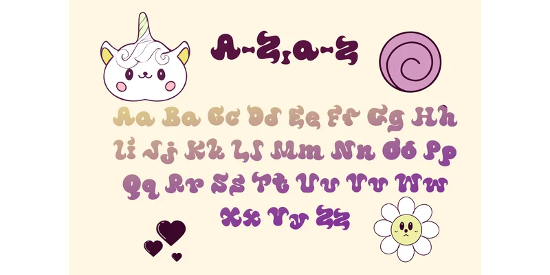 Unicorn Chic Font by arnon.021993 — Display Font — thumbnail 4