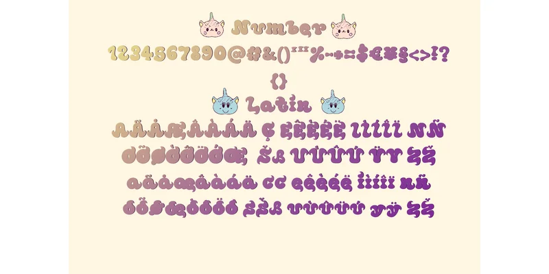 Unicorn Chic Font by arnon.021993 — Display Font — thumbnail 5