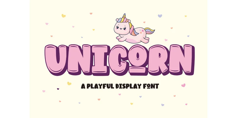 Unicorn Font by Mozatype — Display Font