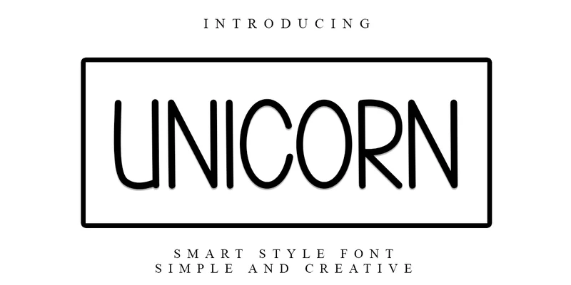 Unicorn Font by PAYJHOshop — Sans Serif Font