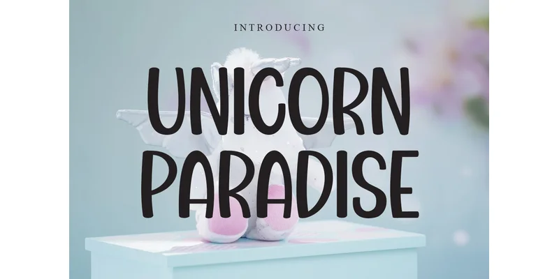 Unicorn Paradise Font by betastudio13 — Display Font