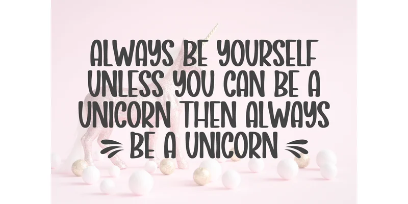 Unicorns Farmhouse Font by Eystore — Display Font — thumbnail 3