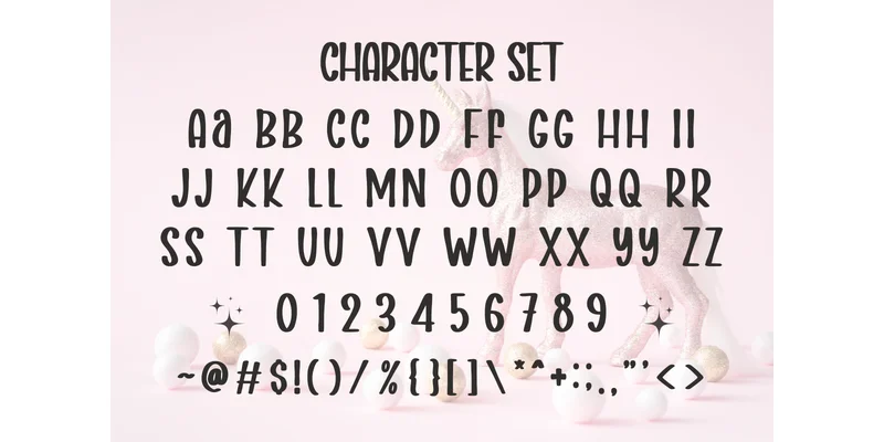Unicorns Farmhouse Font by Eystore — Display Font — thumbnail 7